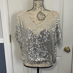 neiman marcus sequin tops